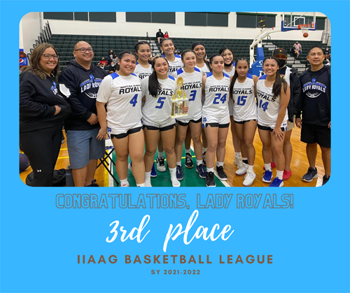 Congratulations to the Lady Royals Basketball Team!
