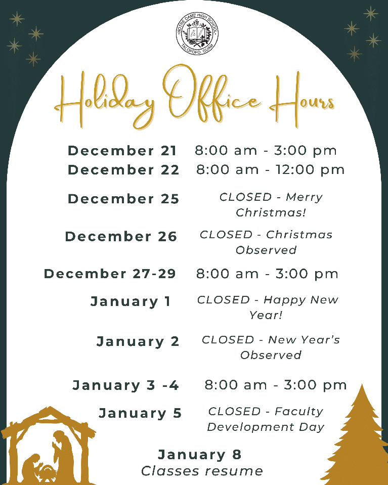 Holiday Hours