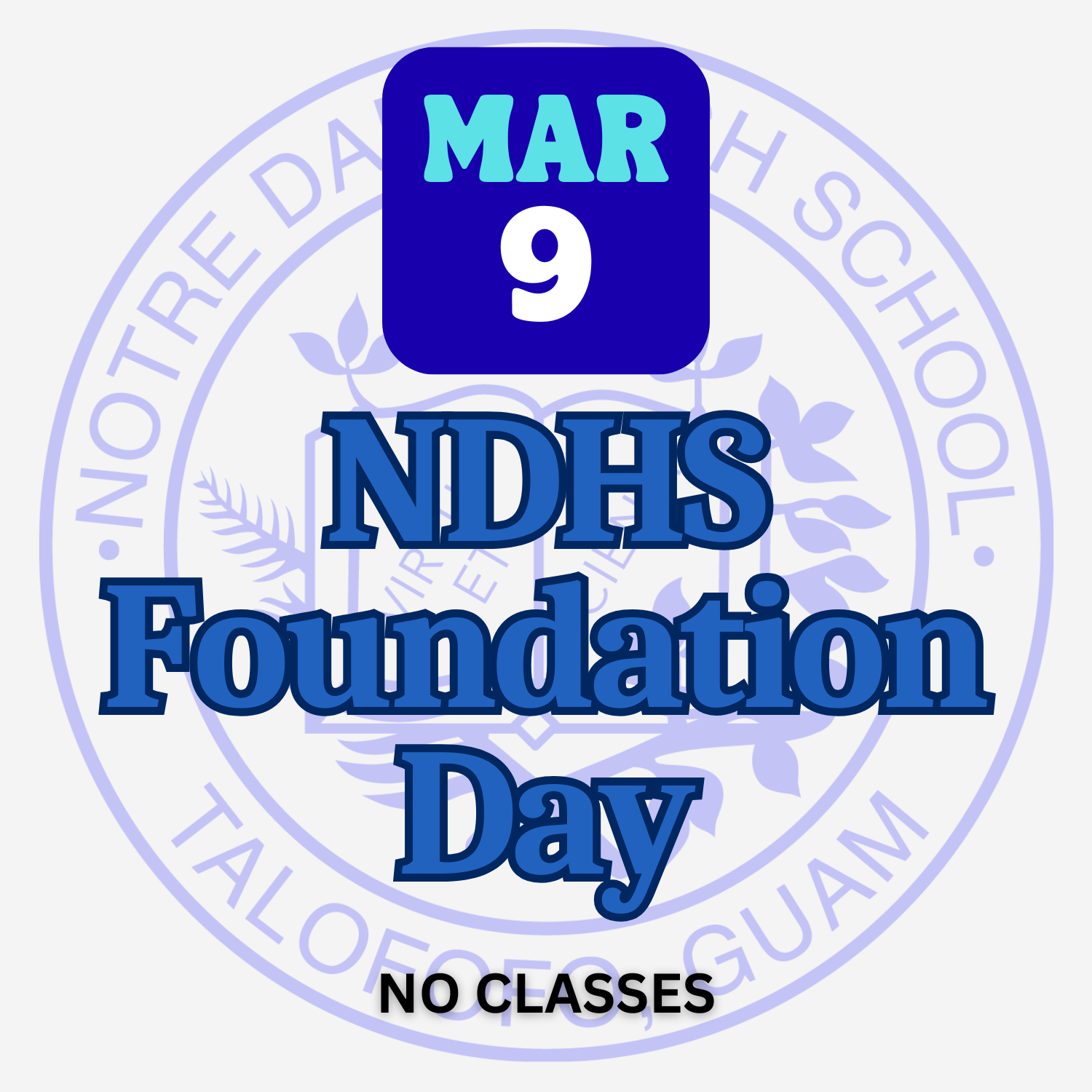 NDHS Foundation Day 2026