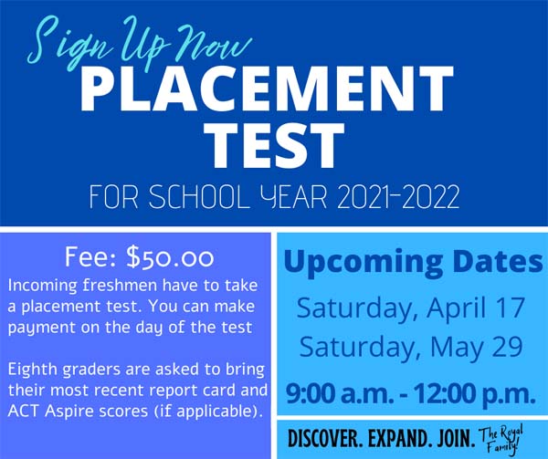 Register for Placement Test