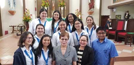 Royals attended a mass and celebration in honor of the School Sisters of Notre Dame's 70th Anniversary of service to the island of Guam on September 15, 2019.