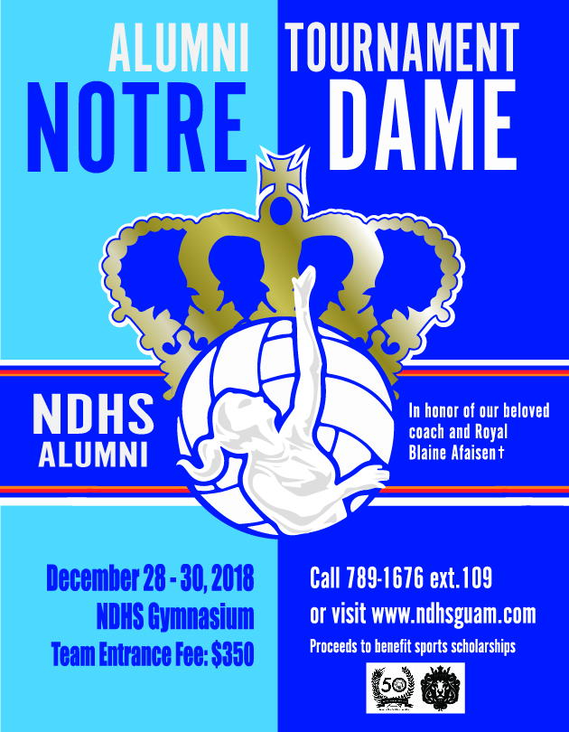Save the date...Alumni Volleyball Tournament.