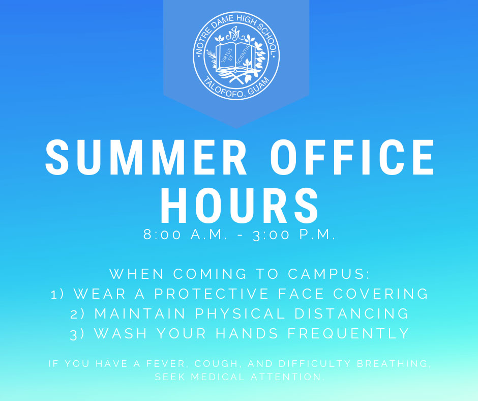 Summer Office Hours